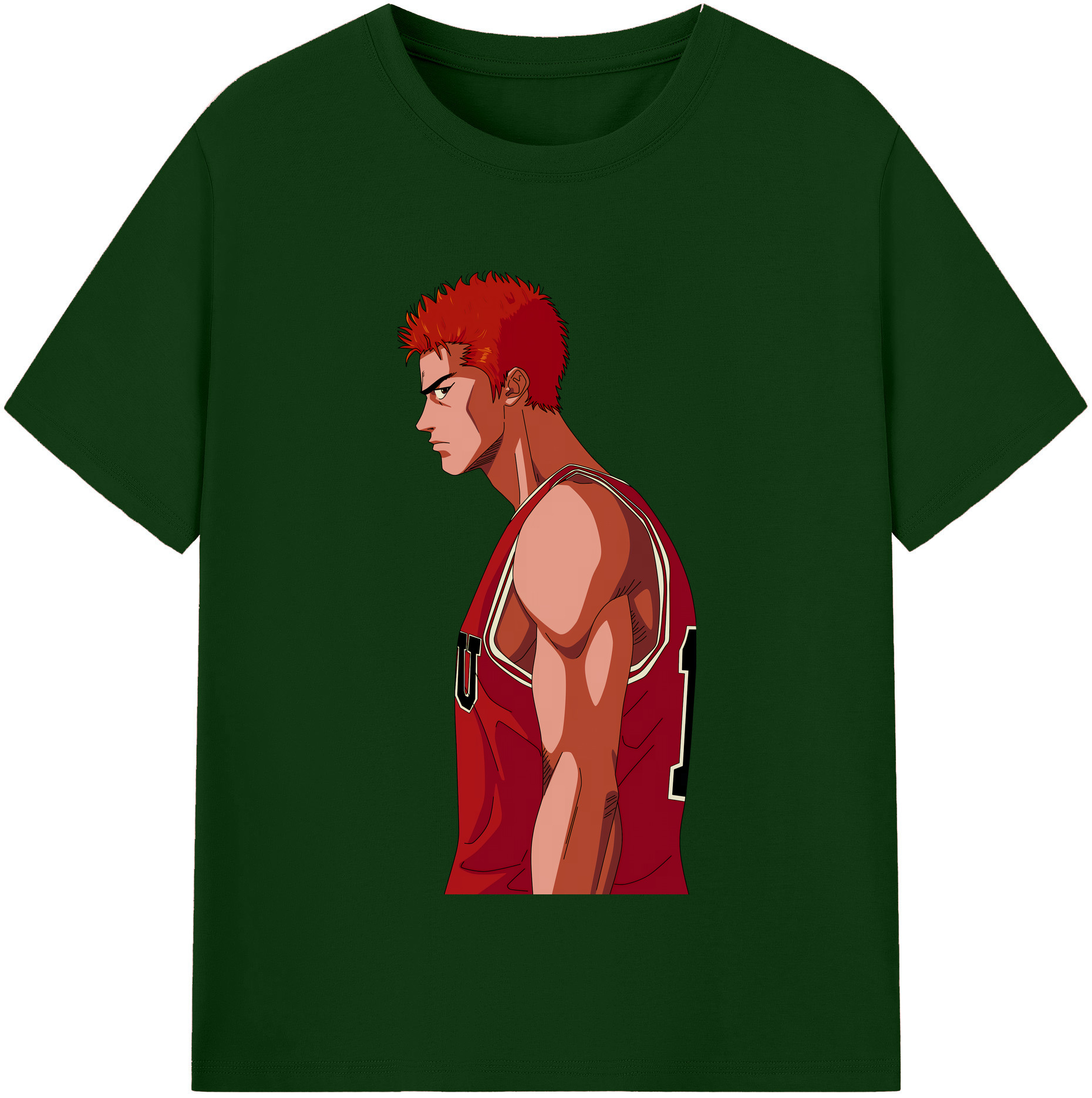 SLAM DUNK／スラムダンク 綿100％半袖Tシャツ（フロントプリント）